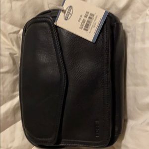 Fossil leather cargo organizer